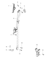 2020 Dodge Grand Caravan Seat Belt Diagram - 1CA872X9AA