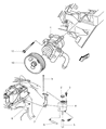 1994 Dodge Ram Wagon Power Steering Pump Diagram - R2038708