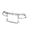 2020 Dodge Charger Front Cross-Member Diagram - 68200478AC
