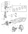 Chrysler PT Cruiser Piston Ring Set Diagram - 5086254AA