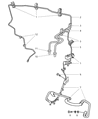 2004 Jeep Grand Cherokee Brake Line Diagram - V1128093AA