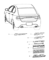 2014 Dodge Dart Emblem Diagram - 68193755AA