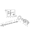 Dodge Sprinter 3500 Differential Diagram - 5136172AA