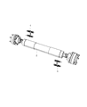 2011 Jeep Grand Cherokee Drive Shaft Diagram - 52123467AC
