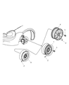 2001 Dodge Neon Spare Wheel Diagram - WF35DX8AA