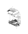Chrysler Sebring Engine Cover Diagram - 4891750AD