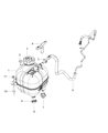 Jeep Cherokee Coolant Reservoir Diagram - 68102155AD