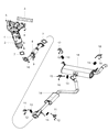 Dodge Dart Tail Pipe Diagram - 68102171AD