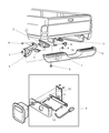 2002 Dodge Ram 2500 License Plate Diagram - 55295455AD