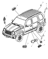 2002 Jeep Liberty Door Lock Switch Diagram - 56010092AA