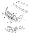 2003 Dodge Neon Emblem Diagram - 4805899AA
