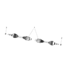 2020 Ram 1500 Axle Shaft Diagram - 68259567AA
