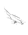 Ram 5500 Windshield Wiper Diagram - 55372141AJ