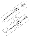 Ram Drive Shaft Diagram - 68305653AE