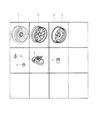 Dodge Durango Lug Nuts Diagram - 6036503AA