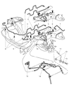 1998 Dodge Durango Brake Line Diagram - 52008994