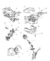 Dodge Neon Steering Column Diagram - 4690519AC