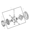 Dodge Neon Differential Diagram - 5139539AA