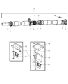 2005 Dodge Ram 2500 Driveshaft Yokes Diagram - 5102167AA
