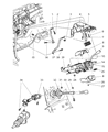 Dodge Durango Steering Column Diagram - 4690662AF