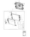 Jeep Wagoneer Engine Cooling Fan Diagram - 68268606AE