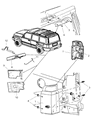 Jeep Commander Tail Light Diagram - 55396459AD