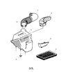 Dodge Nitro Air Intake Coupling Diagram - 53013907AA