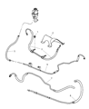 2010 Dodge Journey Power Steering Hose Diagram - 5272817AE