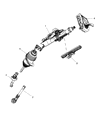 Dodge Magnum Steering Column Diagram - 5057431AB