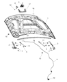 Ram Hood Hinge Diagram - 5160345AC