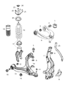 Jeep Shock Absorber Diagram - 68298325AE