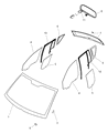 Jeep Compass Window Run Diagram - 5074660AH