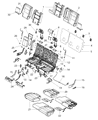 2014 Jeep Grand Cherokee Seat Cover Diagram - 5UR00DX9AA