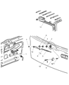 Dodge Durango Windshield Washer Nozzle Diagram - 55156158AD