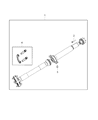2020 Jeep Grand Cherokee Drive Shaft Diagram - 68206211AB