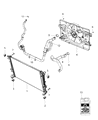 Jeep Cherokee Radiator Diagram - 68229284AB