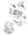 Dodge Intrepid Brake Pad Diagram - 5011762AA