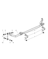 Jeep Sway Bar Bracket Diagram - 52088631AA
