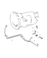 2008 Dodge Sprinter 3500 Transmission Oil Cooler Hose Diagram - 68006237AA