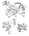 2007 Dodge Ram 1500 Control Arm Diagram - 55366485AF