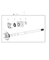 Jeep Gladiator Axle Shaft Diagram - 68474263AA
