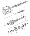 Dodge Ram 2500 Transfer Case Shim Diagram - 4864284