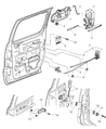 Dodge Durango Door Latch Cable Diagram - 55362933AE