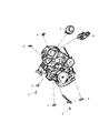 Jeep Intake Manifold Temperature Sensor Diagram - 5149176AB