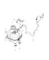 Chrysler Coolant Reservoir Diagram - 68102155AC