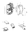 Dodge Dart Air Bag Control Module Diagram - 68245834AA