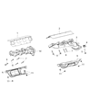 Dodge Exhaust Manifold Diagram - 68021512AF