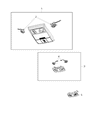 2020 Dodge Journey Dome Light Diagram - 1NU58HDAAA
