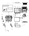 Jeep Compass Blower Motor Resistor Diagram - 5191344AA