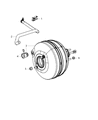 Ram Brake Booster Diagram - 68049853AA